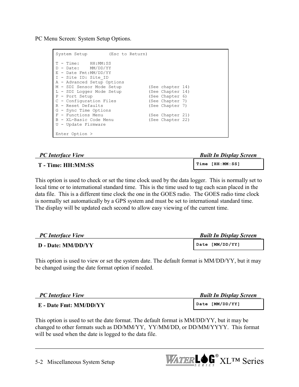 Xl™ series | Xylem XL Series H-522 - Plus User Manual | Page 48 / 272