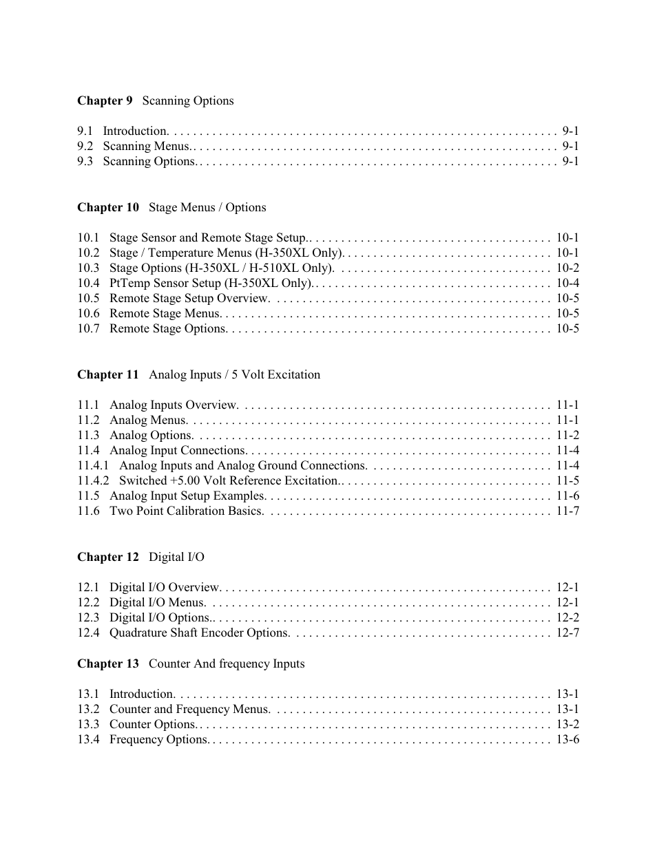 Xylem XL Series H-522 - Plus User Manual | Page 5 / 272