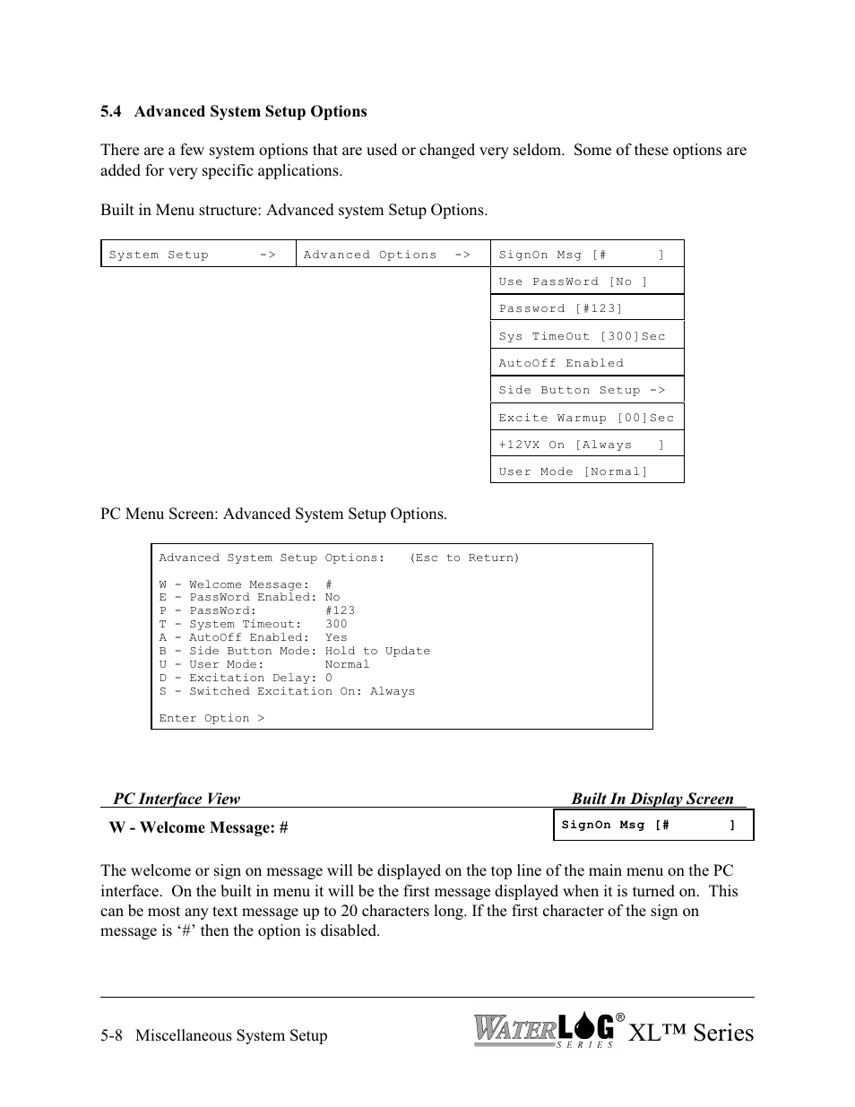 Xl™ series | Xylem XL Series H-522 - Plus User Manual | Page 54 / 272