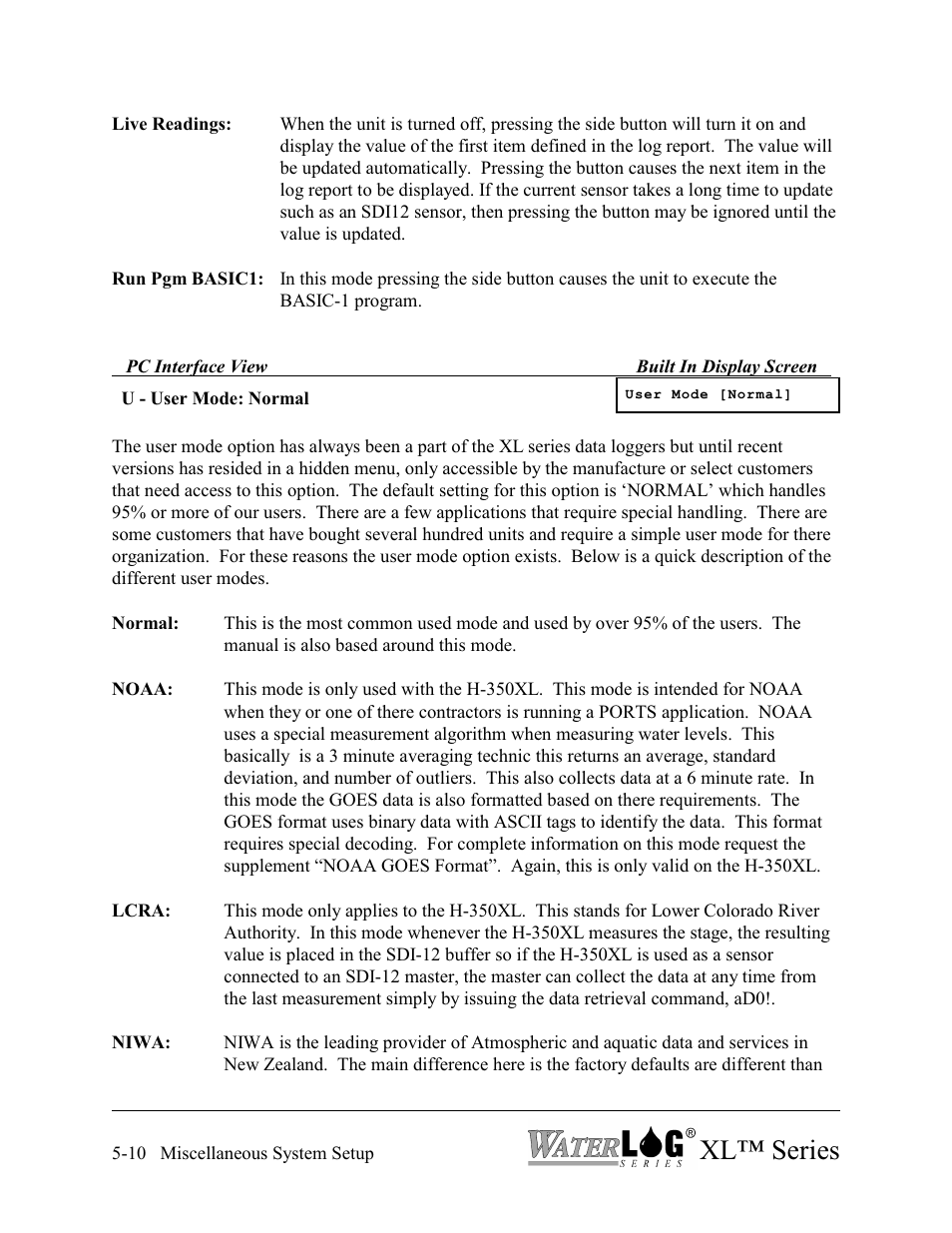 Xl™ series | Xylem XL Series H-522 - Plus User Manual | Page 56 / 272