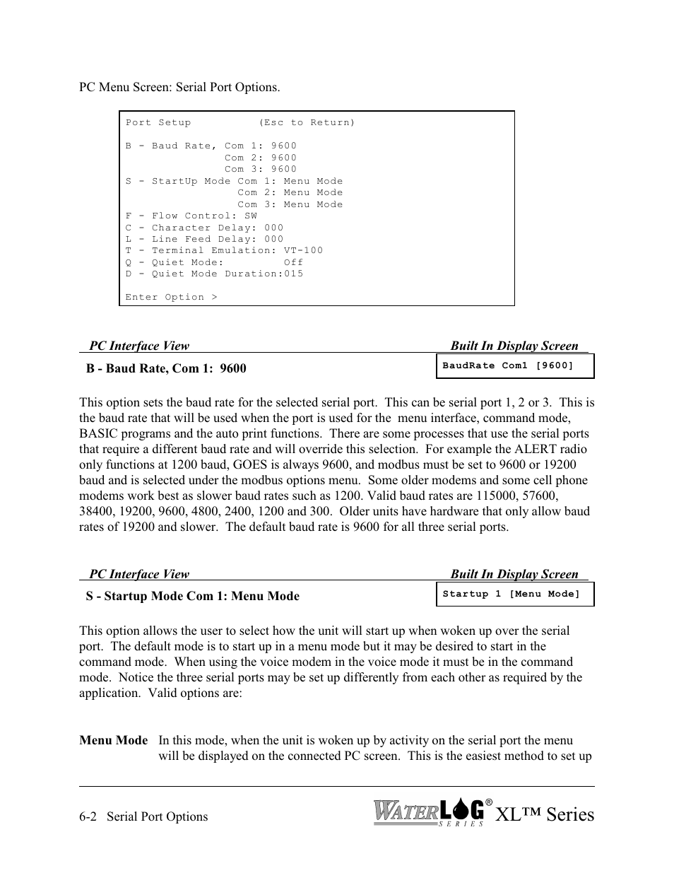 Xl™ series | Xylem XL Series H-522 - Plus User Manual | Page 60 / 272