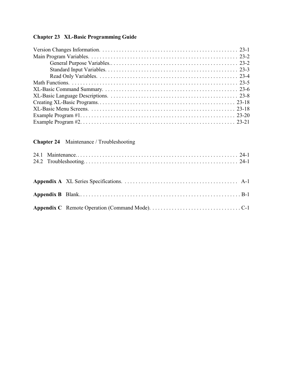 Xylem XL Series H-522 - Plus User Manual | Page 8 / 272