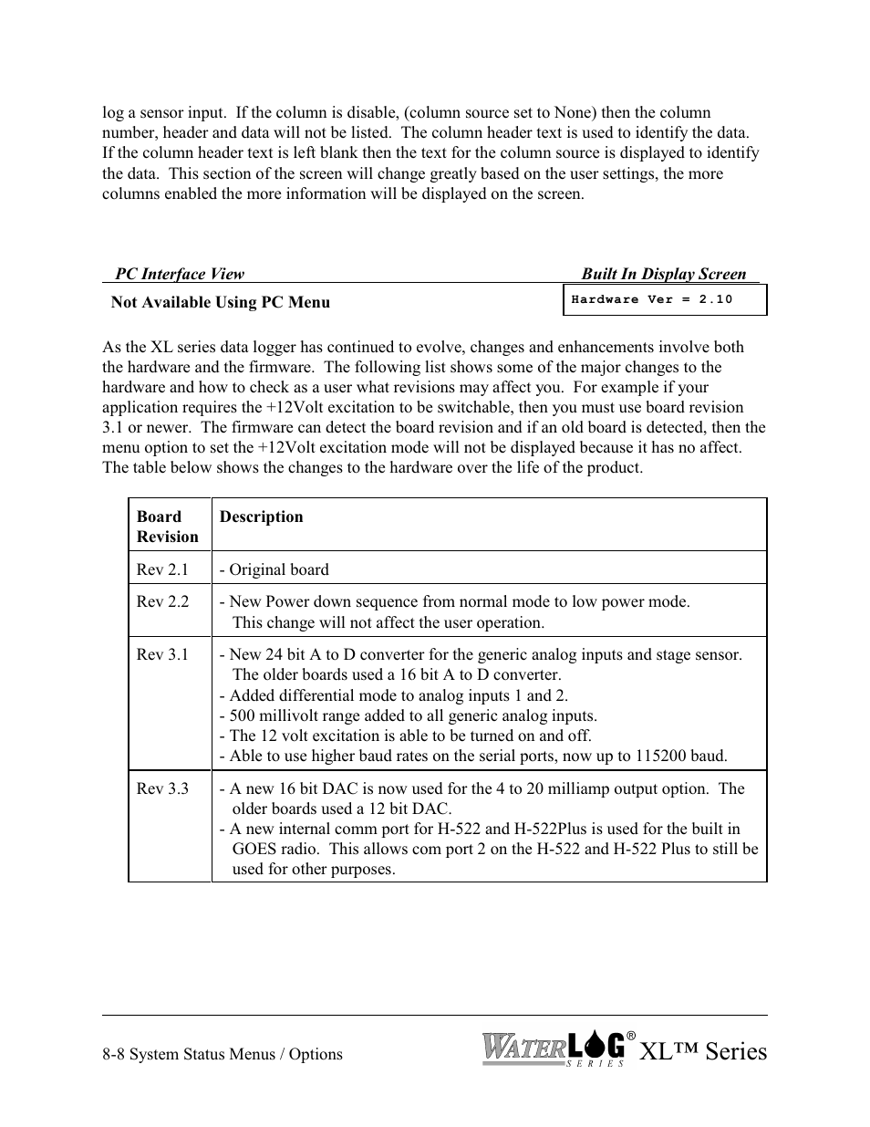 Xl™ series | Xylem XL Series H-522 - Plus User Manual | Page 82 / 272