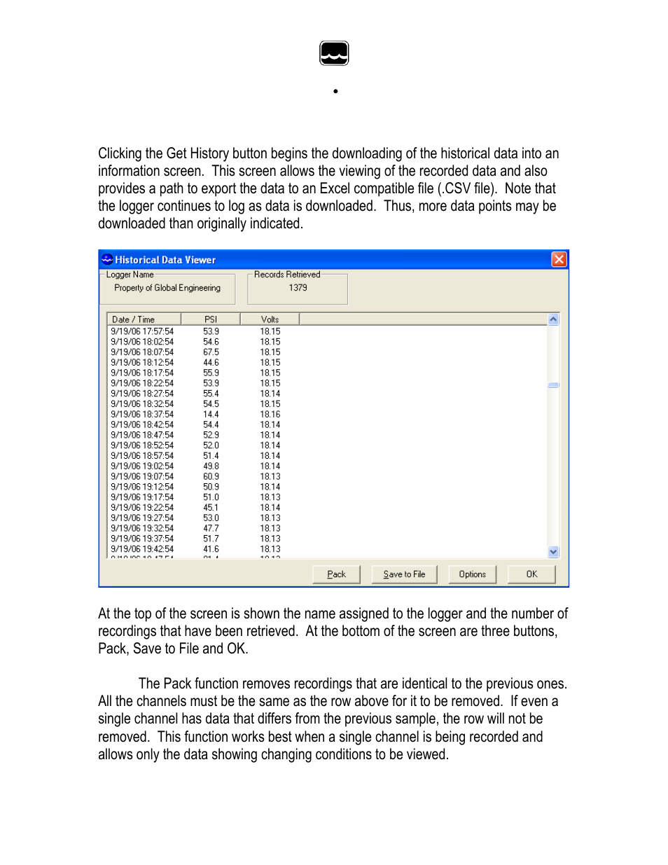 Xylem PL200-G WATER PRESSURE DATA LOGGER User Manual | Page 15 / 27