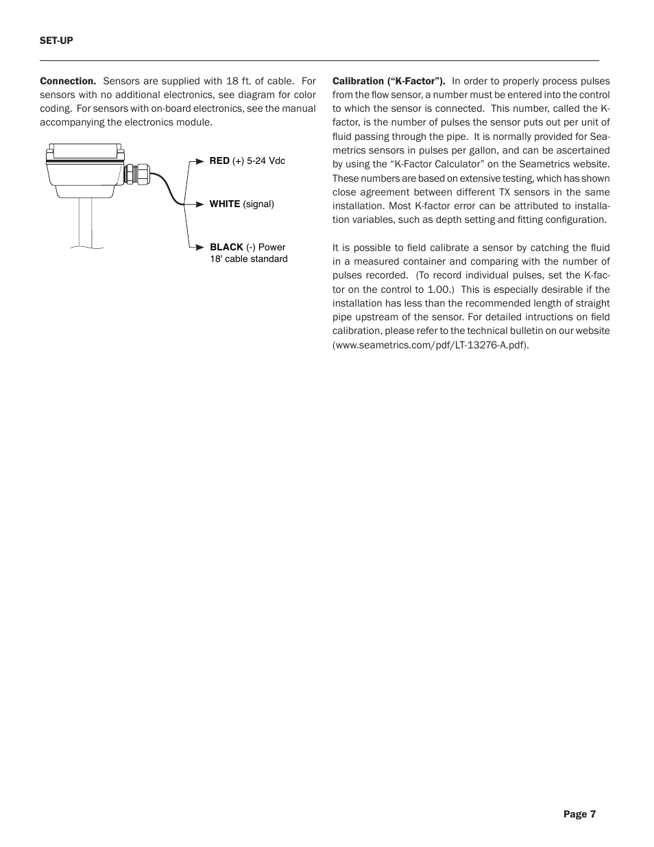 Xylem TX100/200-SERIES ADJUSTABLE TURBINE FLOW METERS User Manual | Page 9 / 12