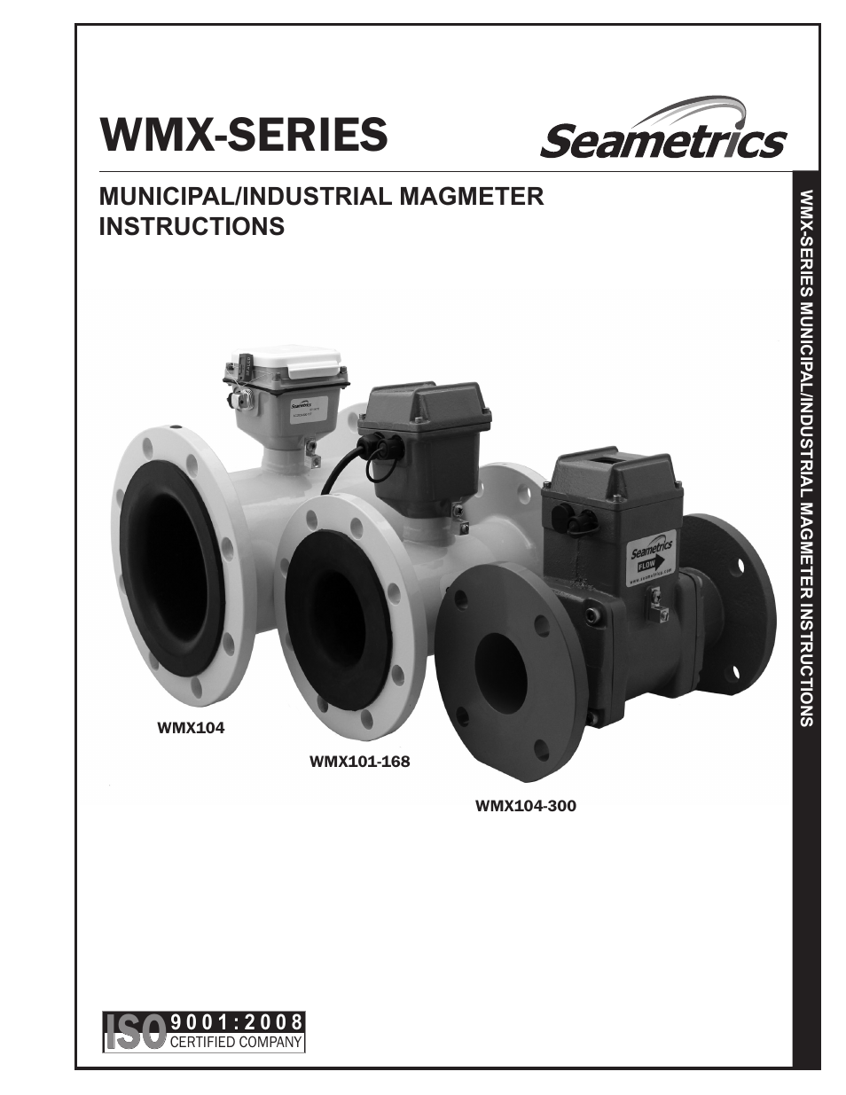 Xylem WMX101-Series ELECTROMAGNETIC FLOW METERS User Manual | 12 pages