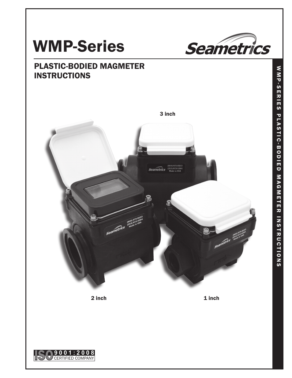 Xylem WMP101-Series ELECTROMAGNETIC FLOWMETERS User Manual | 8 pages