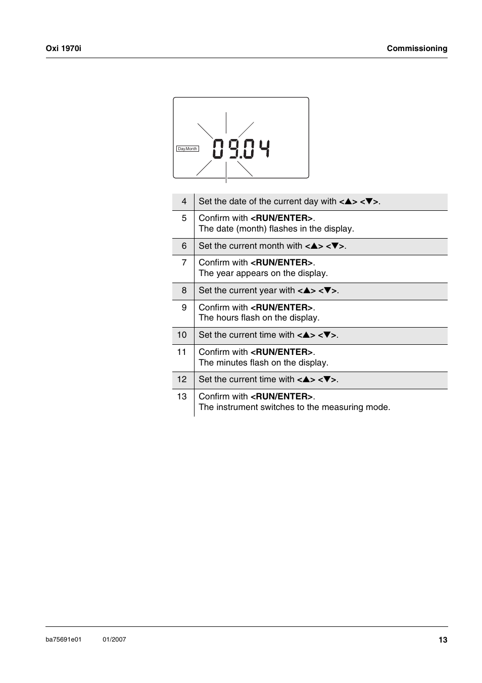 5t 2 | Xylem Oxi 1970i PORTABLE DISSOLVED OXYGEN METERS User Manual | Page 13 / 65