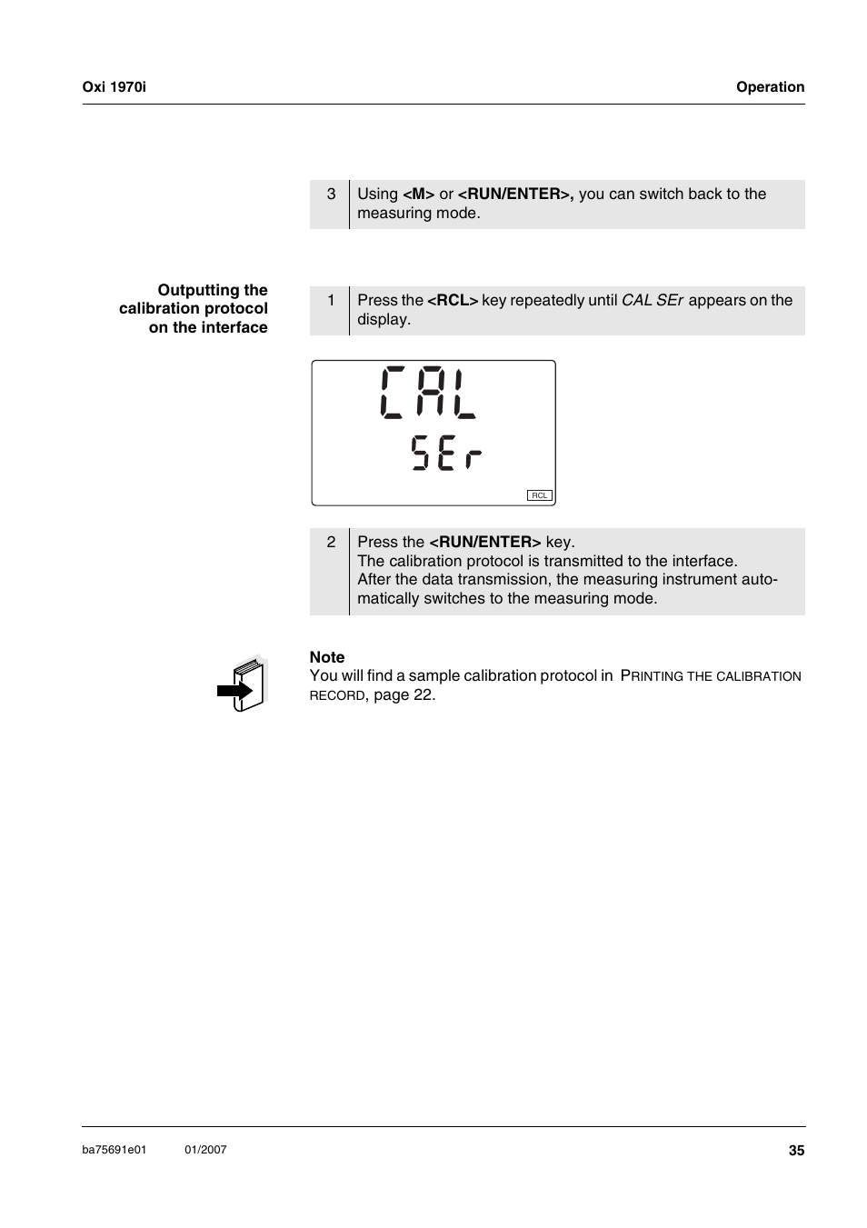 S e r | Xylem Oxi 1970i PORTABLE DISSOLVED OXYGEN METERS User Manual | Page 35 / 65