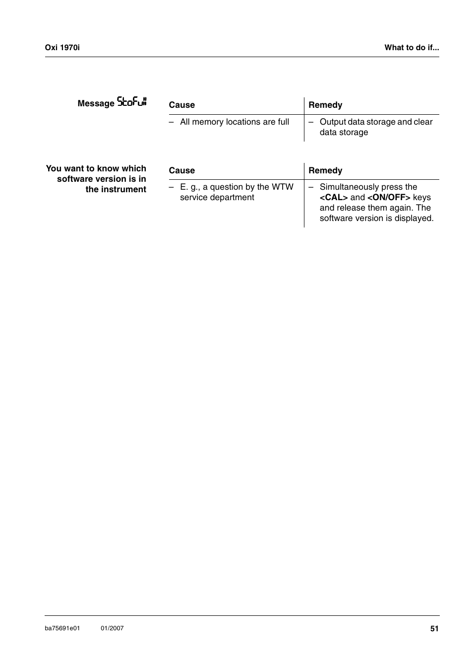 Xylem Oxi 1970i PORTABLE DISSOLVED OXYGEN METERS User Manual | Page 51 / 65