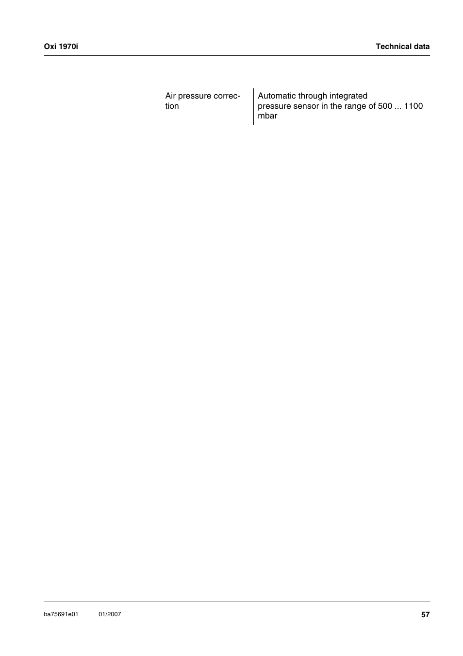 Xylem Oxi 1970i PORTABLE DISSOLVED OXYGEN METERS User Manual | Page 57 / 65