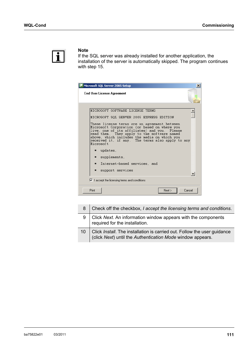Xylem WQL-Cond CONDUCTIVITY DATALOGGERS User Manual | Page 15 / 98