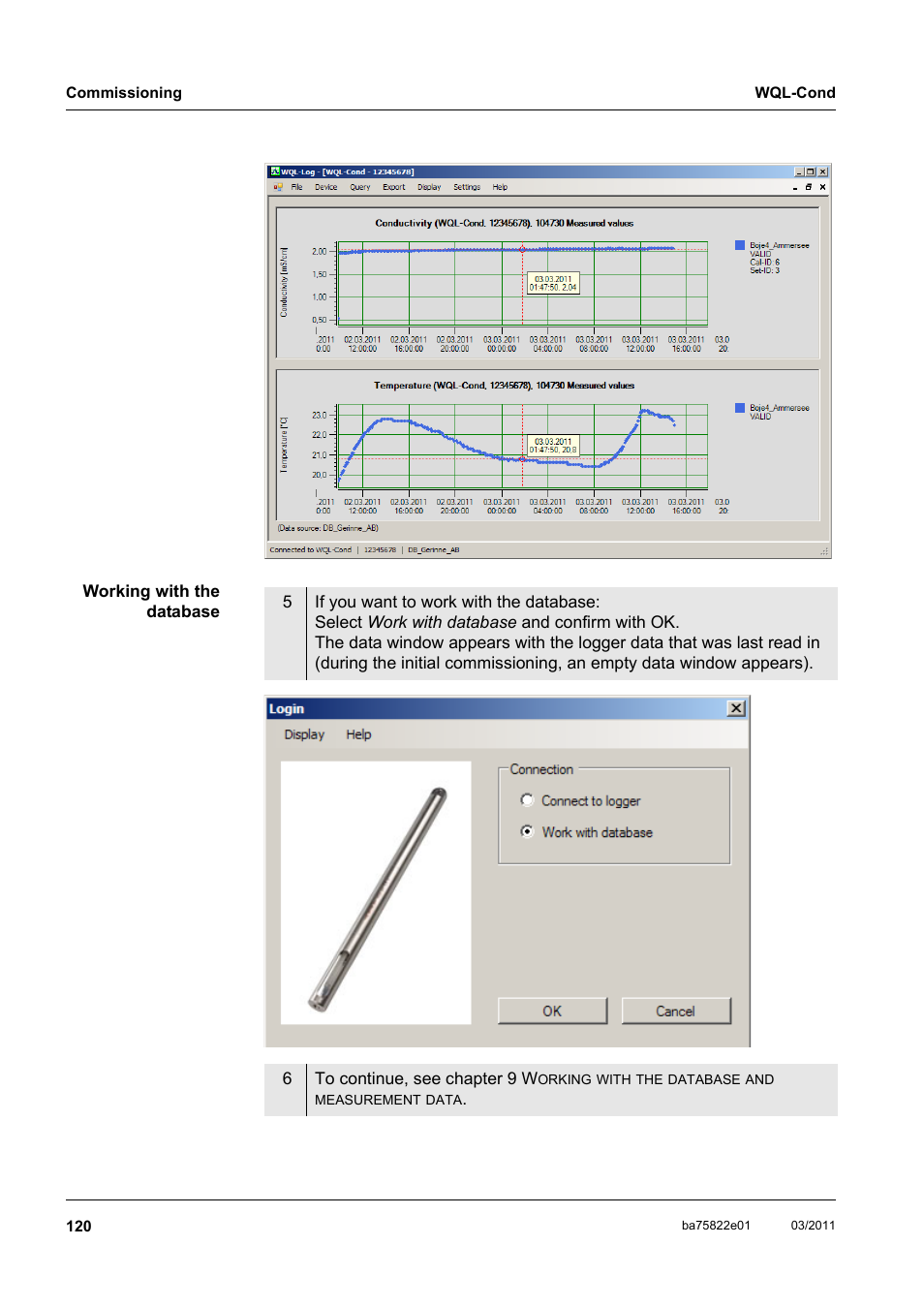 Xylem WQL-Cond CONDUCTIVITY DATALOGGERS User Manual | Page 24 / 98