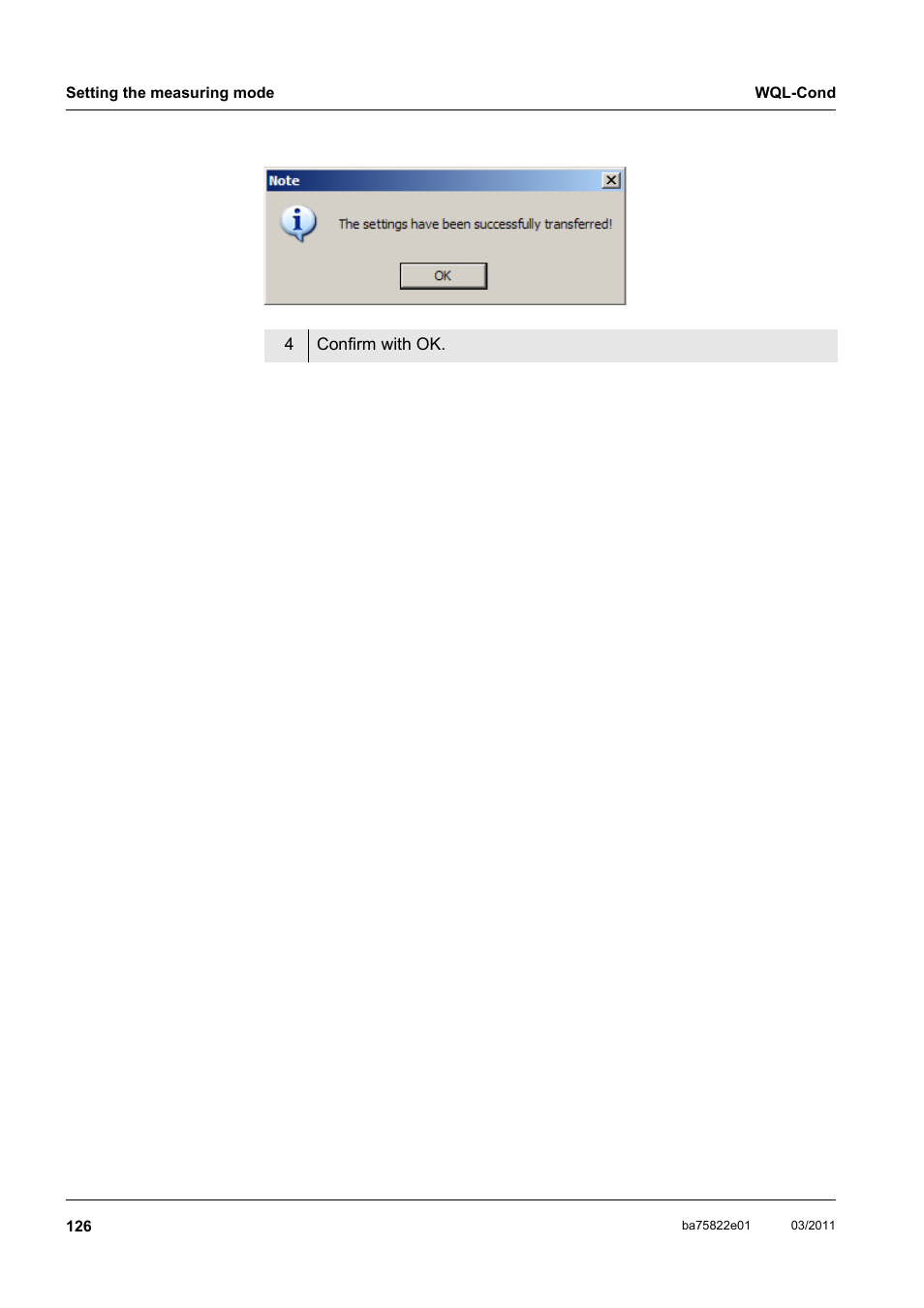 Xylem WQL-Cond CONDUCTIVITY DATALOGGERS User Manual | Page 30 / 98