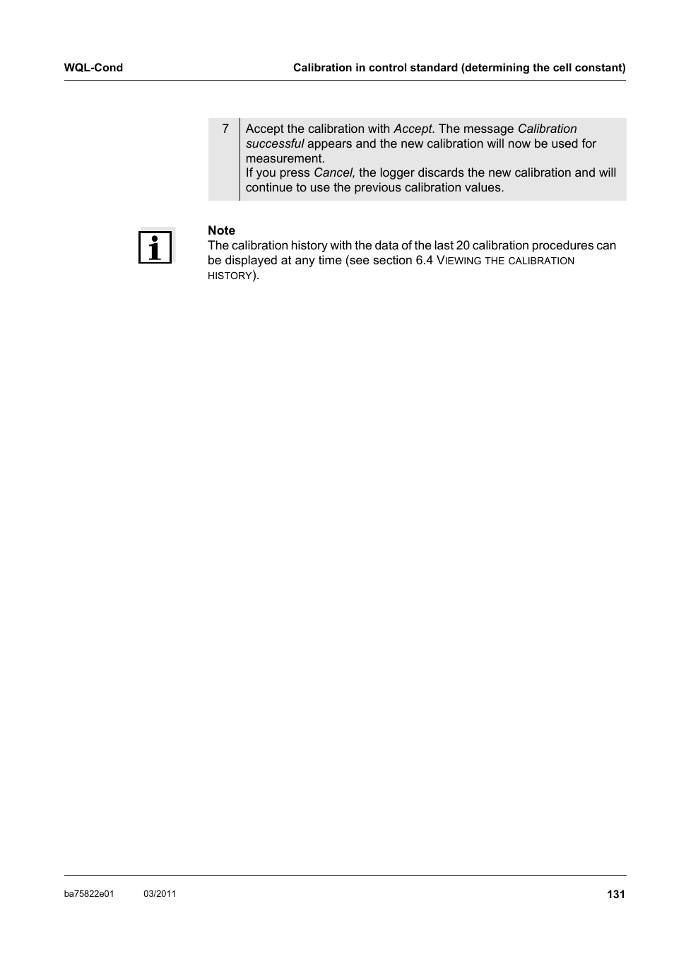 Xylem WQL-Cond CONDUCTIVITY DATALOGGERS User Manual | Page 35 / 98