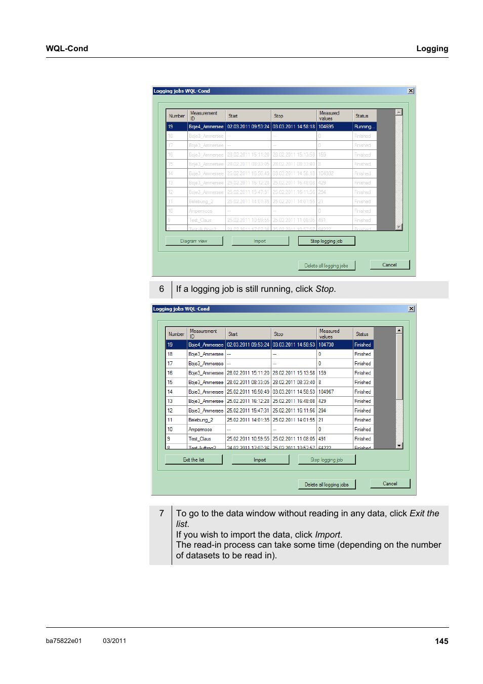 Xylem WQL-Cond CONDUCTIVITY DATALOGGERS User Manual | Page 49 / 98