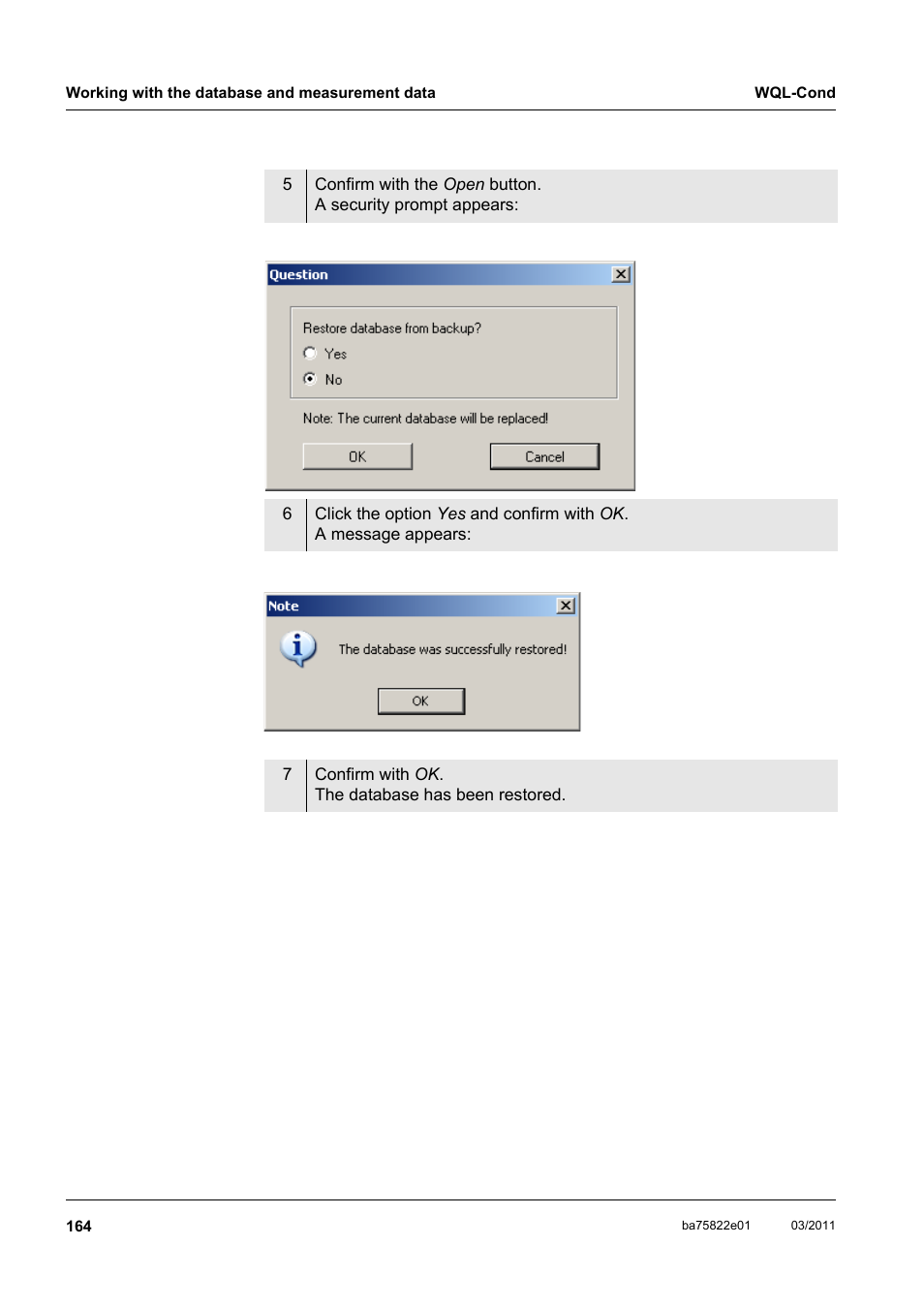 Xylem WQL-Cond CONDUCTIVITY DATALOGGERS User Manual | Page 68 / 98