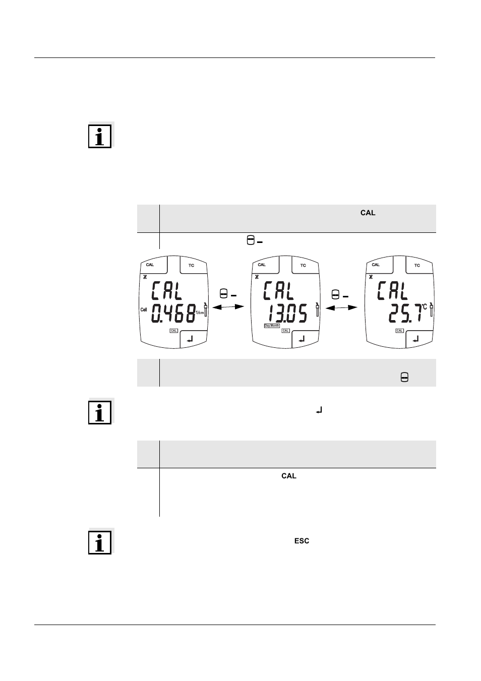 A l c | Xylem VARIO COND TEMPERATURE CONDUCTIVITY METERS User Manual | Page 24 / 60