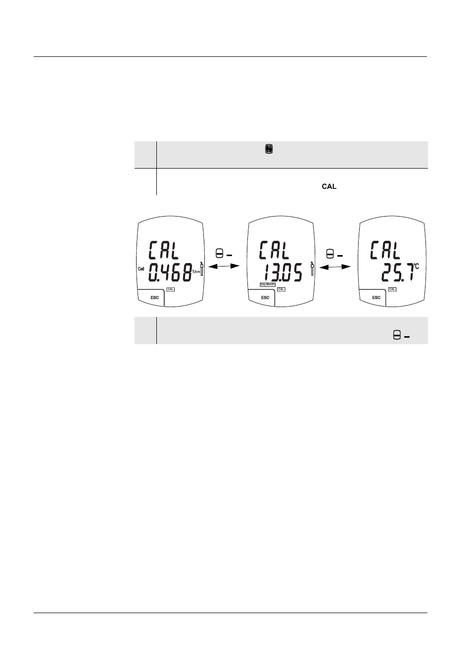 7 calibration data, Calibration data, A l c | Operation vario cond 30 | Xylem VARIO COND TEMPERATURE CONDUCTIVITY METERS User Manual | Page 30 / 60