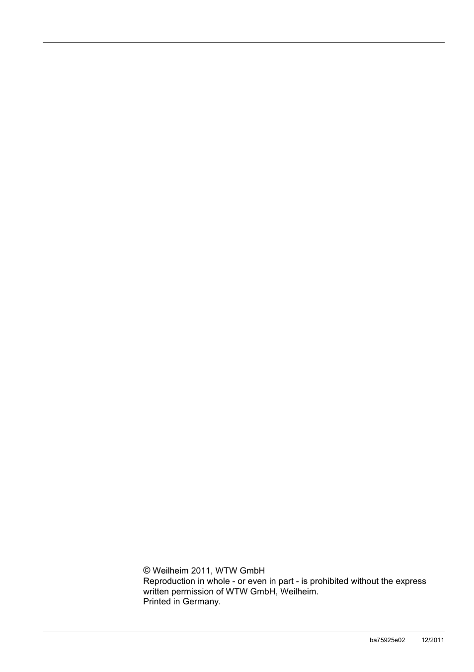 Xylem inoLab 7110 WASTEWATER pH METER User Manual | Page 2 / 52
