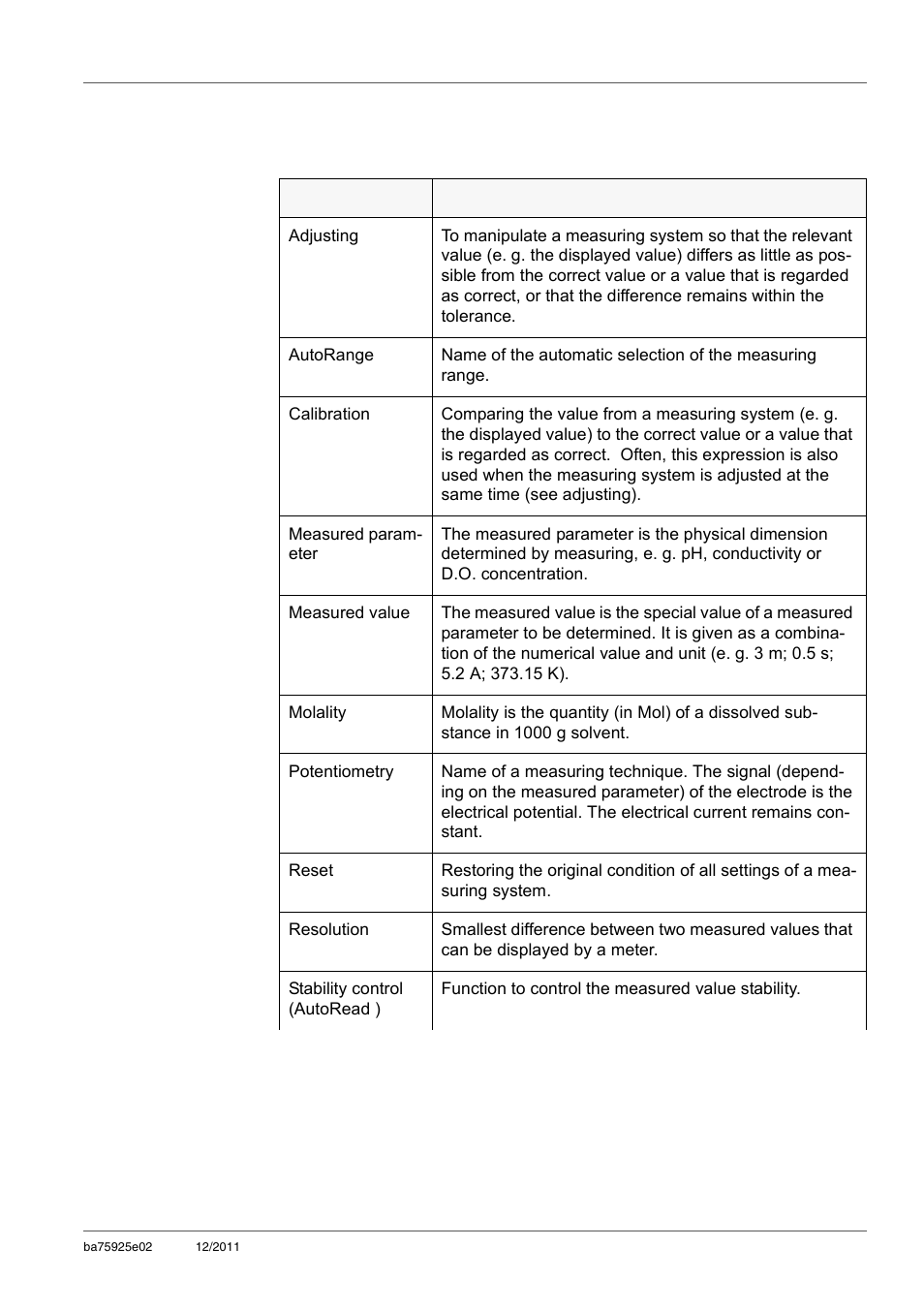2 general information | Xylem inoLab 7110 WASTEWATER pH METER User Manual | Page 47 / 52