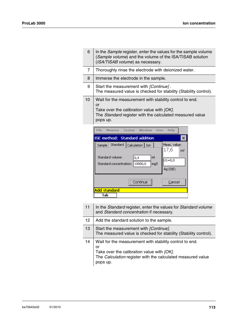 Xylem ProLab 3000 LABORATORY pH METER User Manual | Page 113 / 191