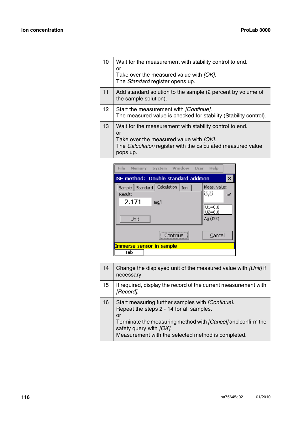 Xylem ProLab 3000 LABORATORY pH METER User Manual | Page 116 / 191