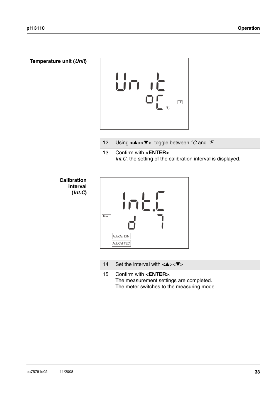 Ti n u, Ct n i | Xylem PH3110 FIELD PH METER User Manual | Page 33 / 49