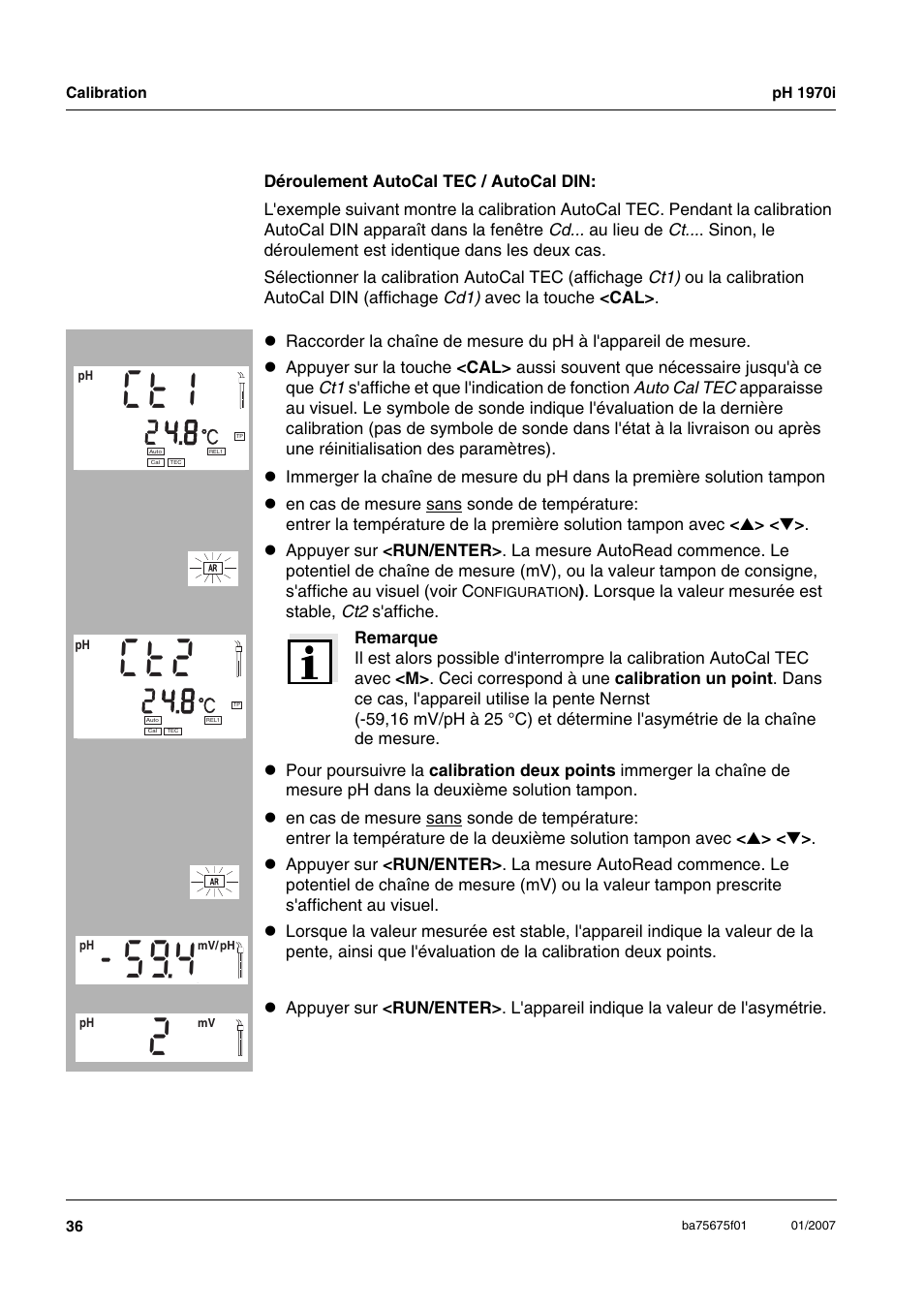 Xylem PH1970i PORTABLE PH METER User Manual | Page 36 / 60