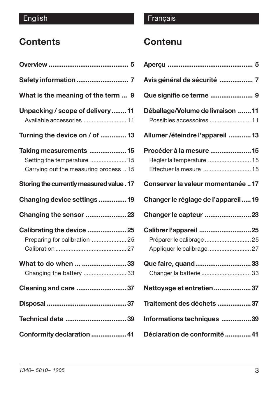 Xylem PHT 810 pH TESTERS User Manual | Page 3 / 40