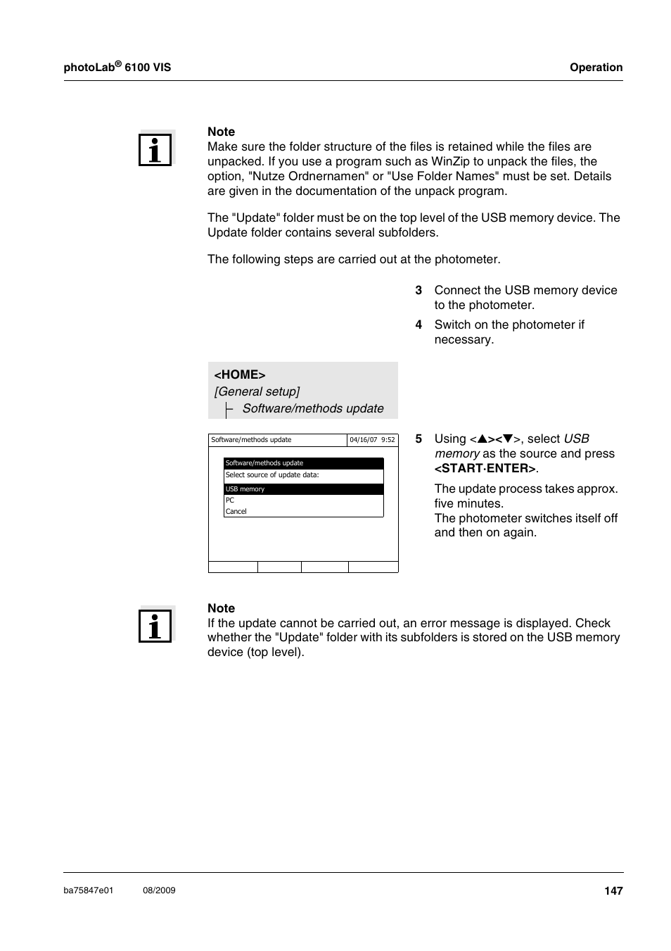 Xylem photoLab 6100 VIS User Manual | Page 147 / 186