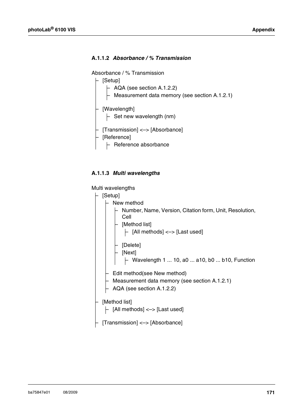 Ee section a.1.1.2) | Xylem photoLab 6100 VIS User Manual | Page 171 / 186