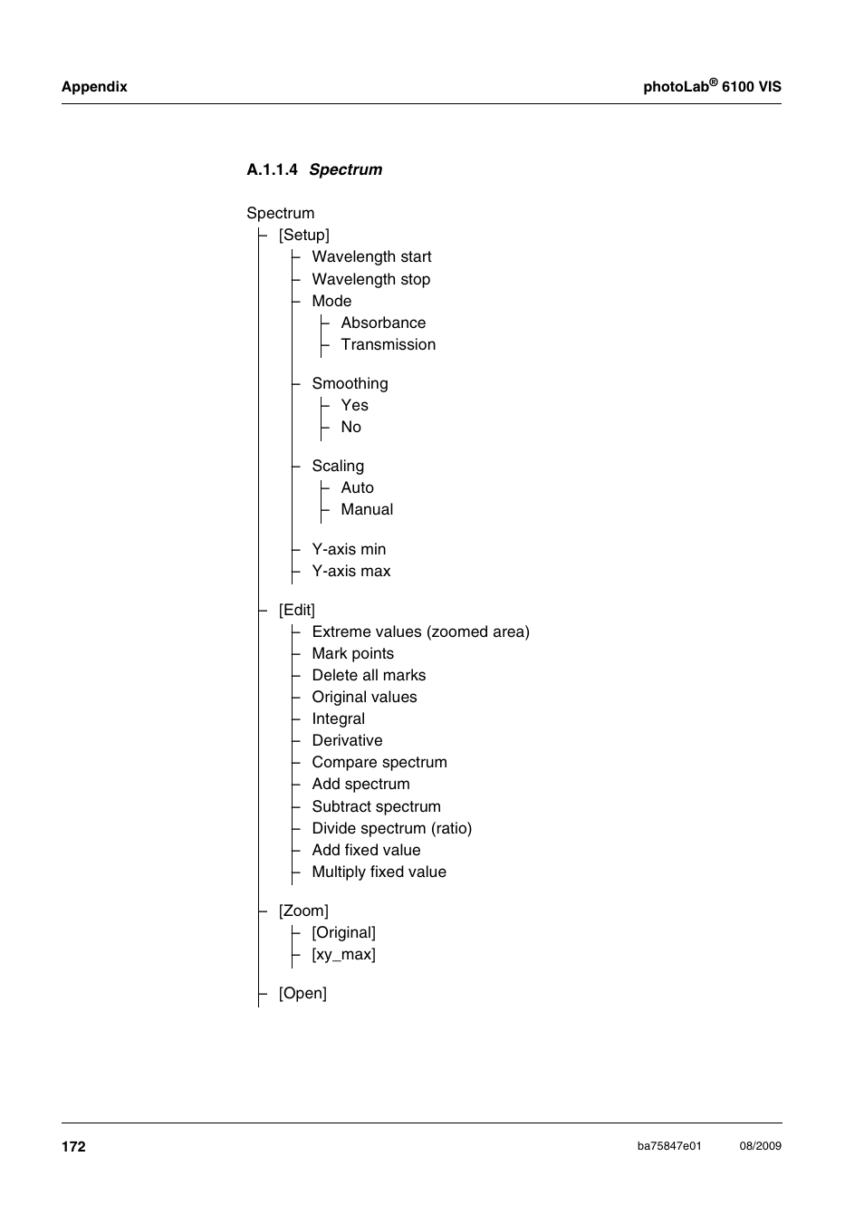 Xylem photoLab 6100 VIS User Manual | Page 172 / 186