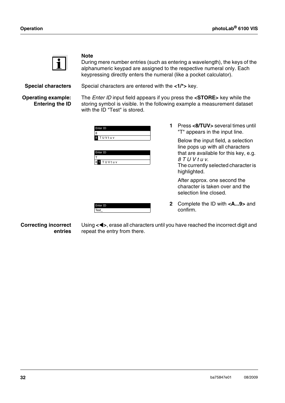 Xylem photoLab 6100 VIS User Manual | Page 32 / 186