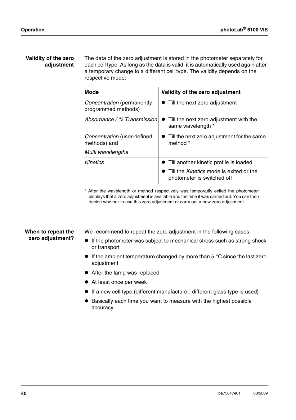 Xylem photoLab 6100 VIS User Manual | Page 40 / 186