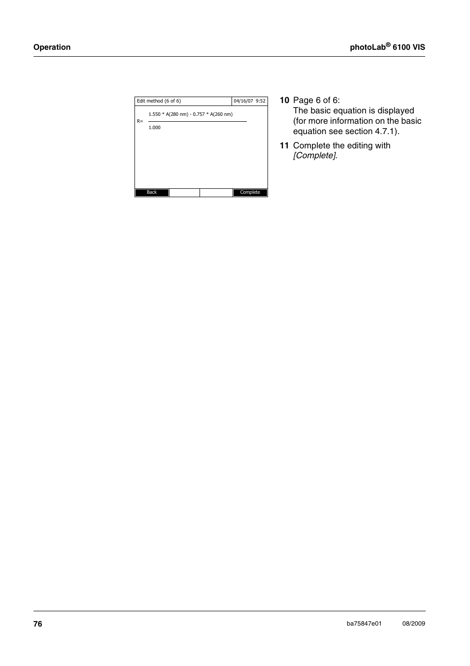Xylem photoLab 6100 VIS User Manual | Page 76 / 186