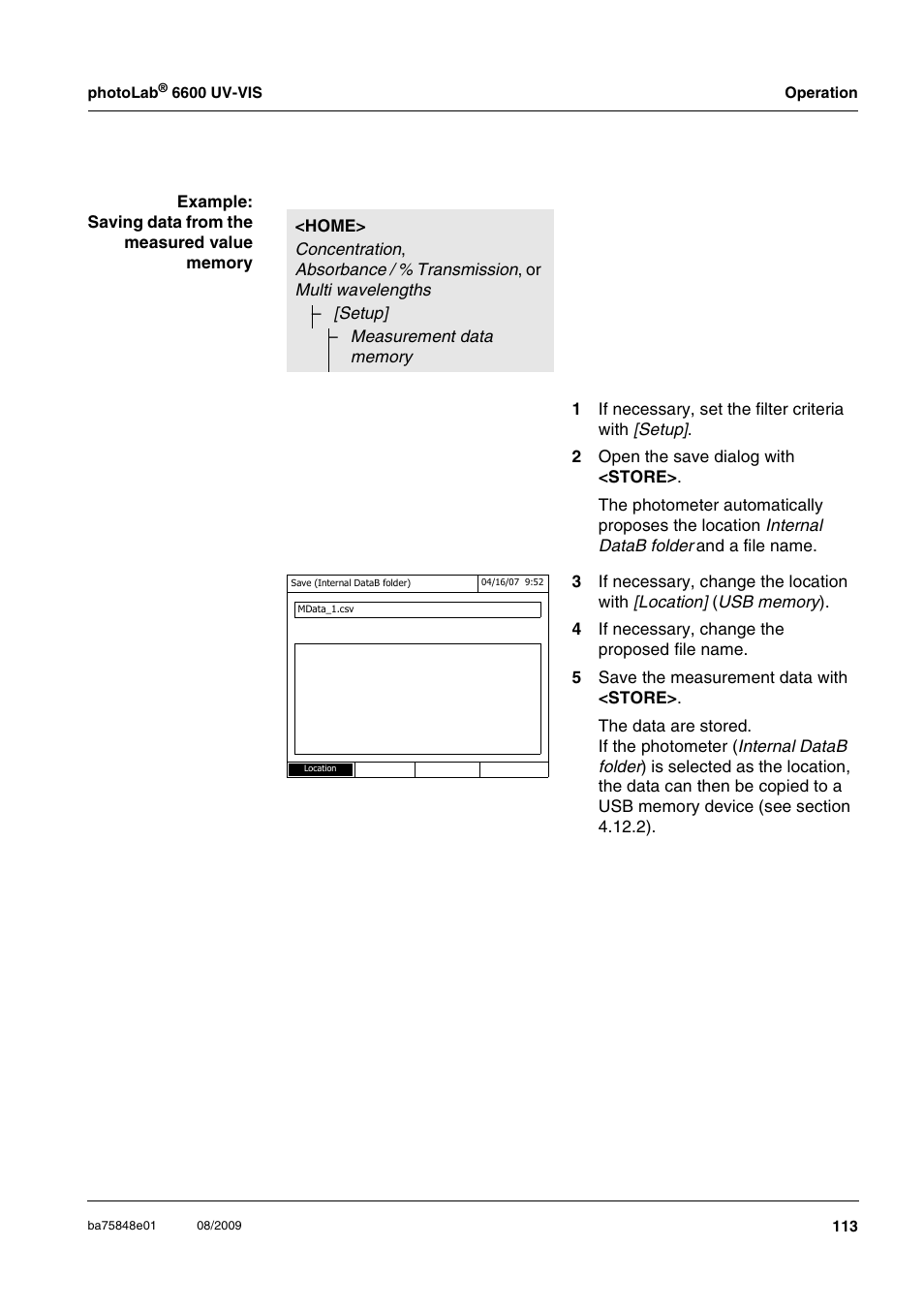 Xylem photoLab 6600 UV-VIS User Manual | Page 113 / 184
