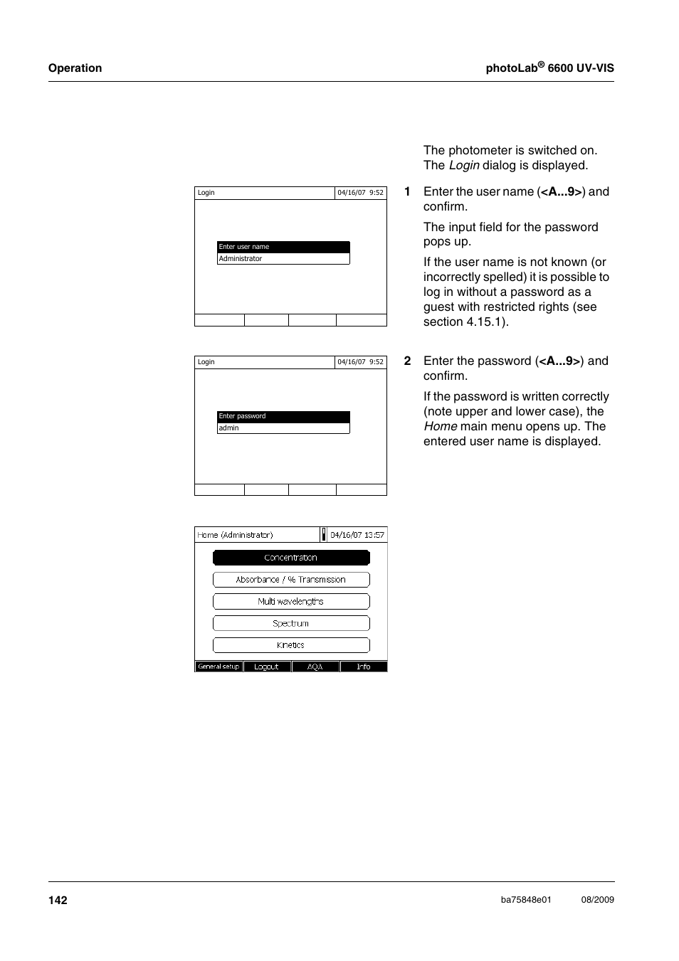 Xylem photoLab 6600 UV-VIS User Manual | Page 142 / 184