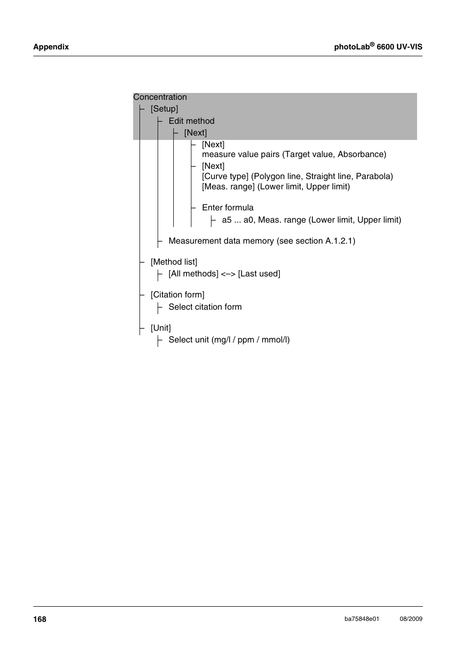 Xylem photoLab 6600 UV-VIS User Manual | Page 168 / 184