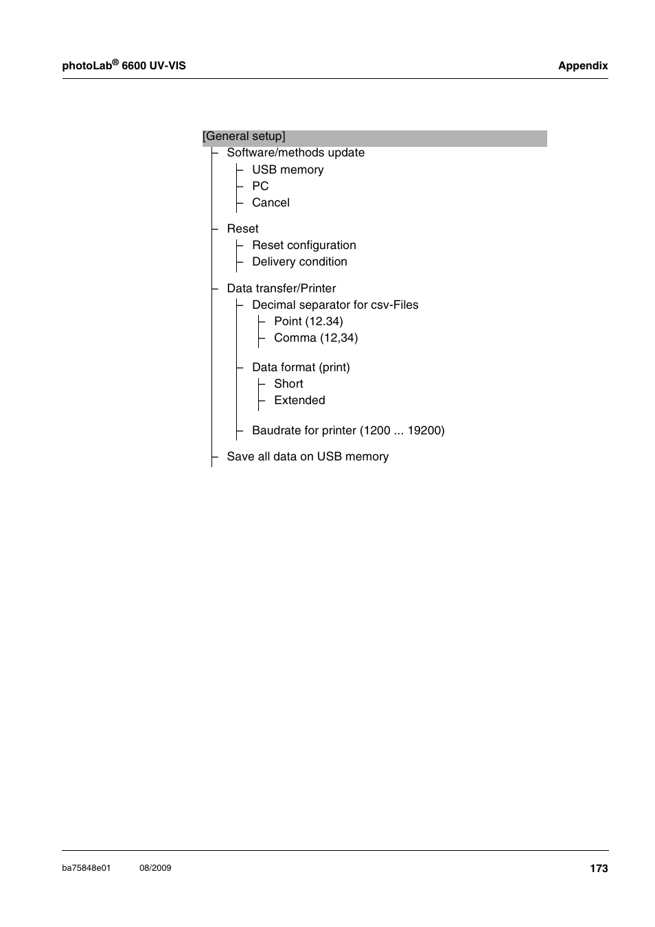 Xylem photoLab 6600 UV-VIS User Manual | Page 173 / 184