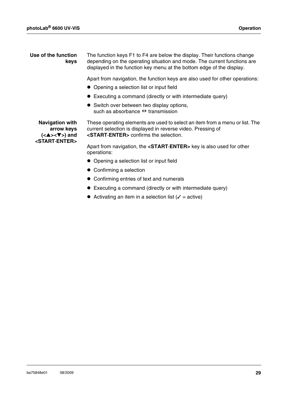 Xylem photoLab 6600 UV-VIS User Manual | Page 29 / 184