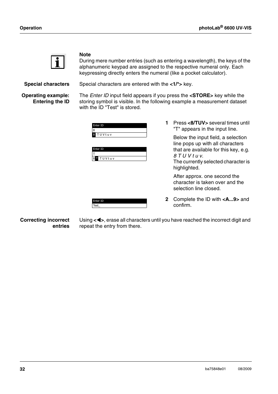 Xylem photoLab 6600 UV-VIS User Manual | Page 32 / 184