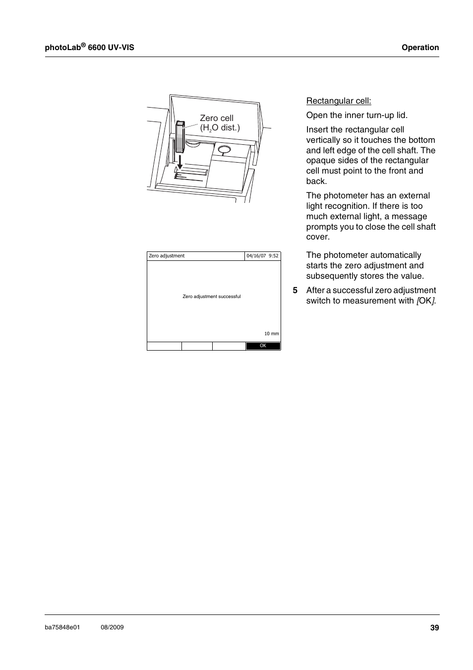 Xylem photoLab 6600 UV-VIS User Manual | Page 39 / 184