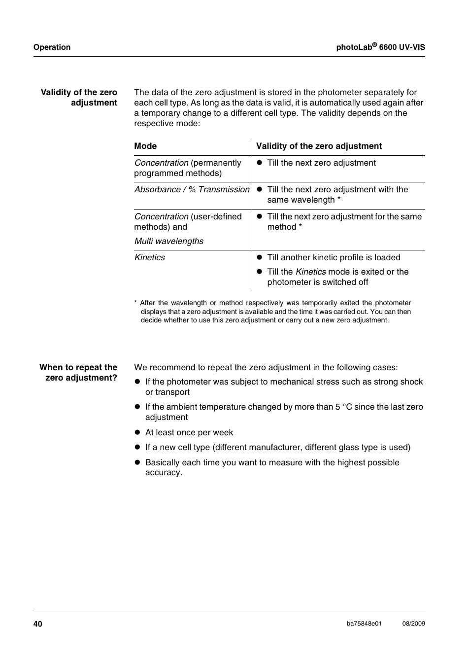 Xylem photoLab 6600 UV-VIS User Manual | Page 40 / 184