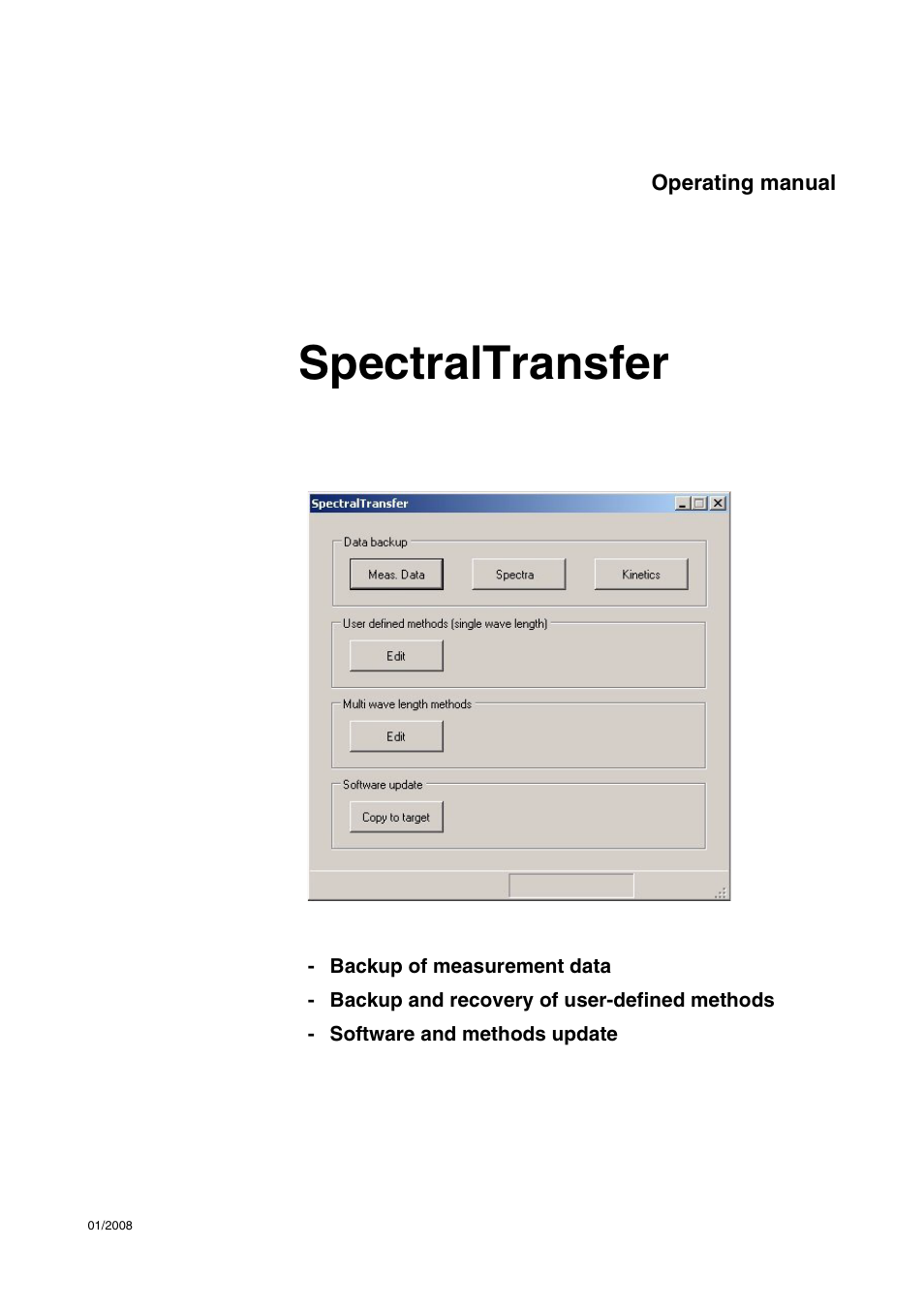 Xylem SpectralTransfer User Manual | 16 pages