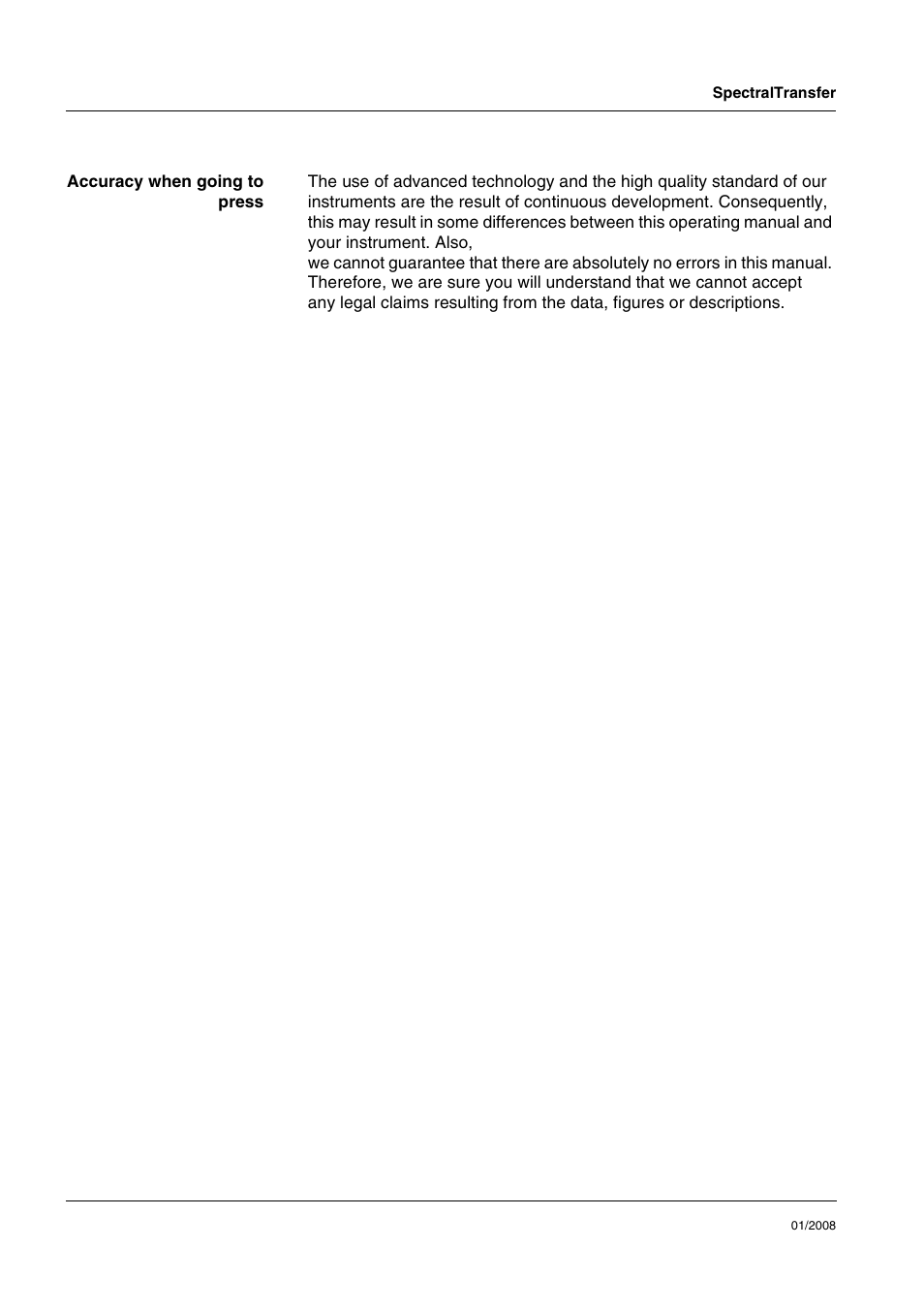 Xylem SpectralTransfer User Manual | Page 2 / 16