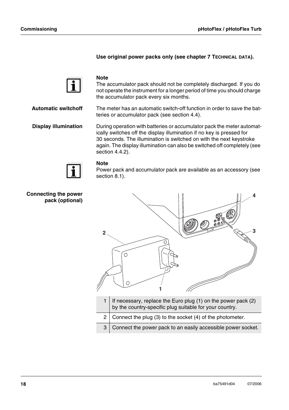 Xylem pHotoFlex/pHotoFlex Turb User Manual | Page 18 / 109