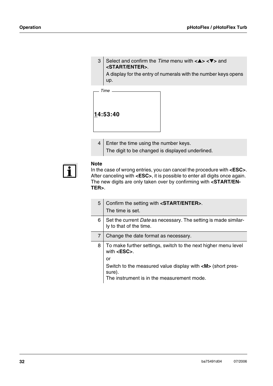 Xylem pHotoFlex/pHotoFlex Turb User Manual | Page 32 / 109