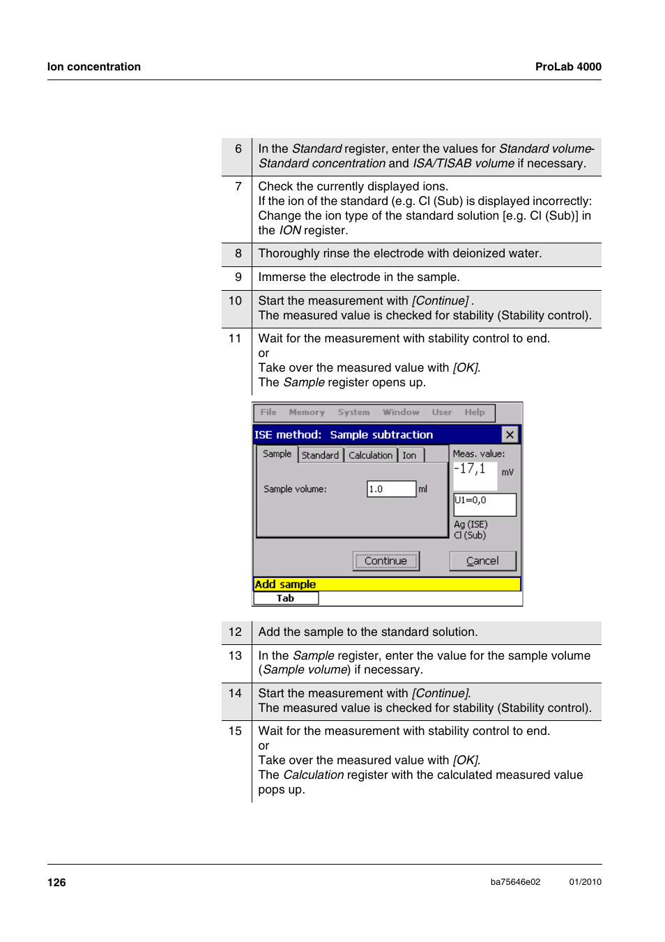 Xylem ProLab 4000 MULTIPARAMETER BENCHTOP METER User Manual | Page 126 / 219