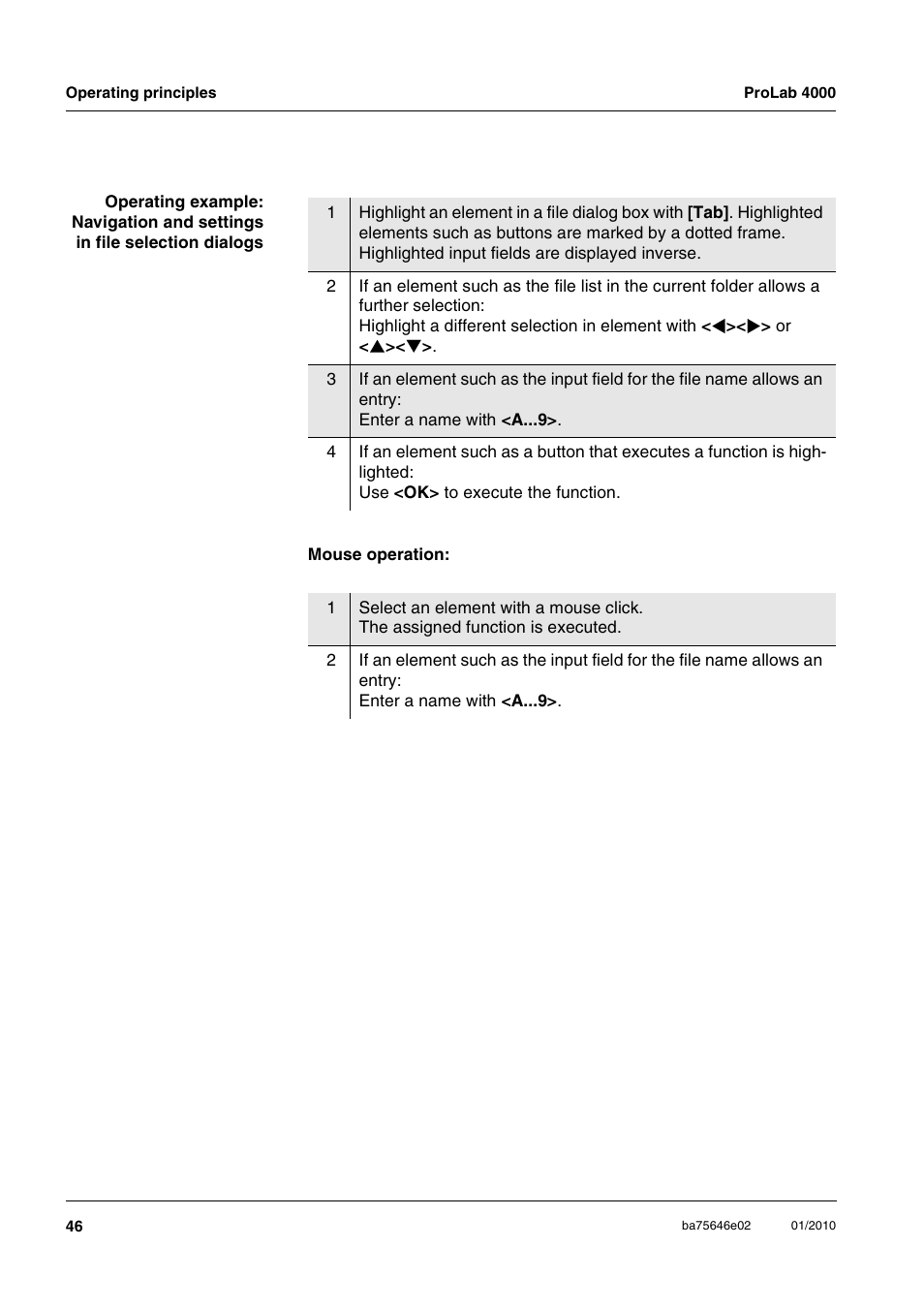 Xylem ProLab 4000 MULTIPARAMETER BENCHTOP METER User Manual | Page 46 / 219